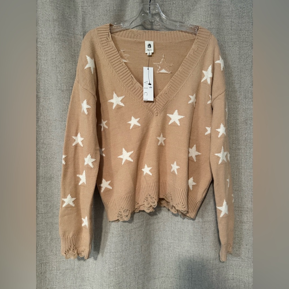 VICI Flawless Distressed Counting Stars NWT | M